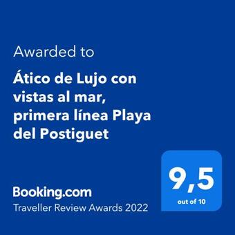 Apartamento ático de Lujo Con Vistas Al Mar, Primera Línea Playa Del Postiguet