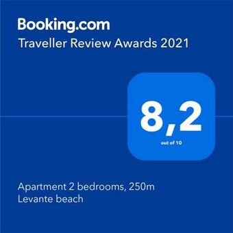 Apartment 2 Bedrooms, 250m Levante Beach