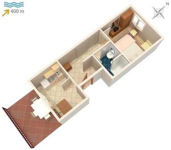 Apartments With A Parking Space Mirca (brac) - 2843