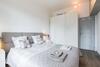 Stylish White And Red Apartments