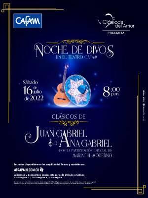Noche de Divos - Clásicos de Juan Gabriel y Ana Gabriel