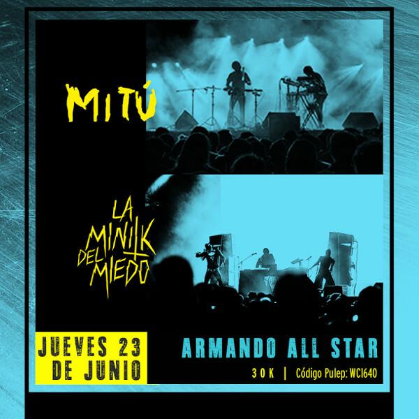 Mitú y La Minitk del Miedo en Armando Music Hall