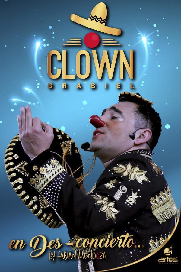Clown Grabiel en Des-concierto