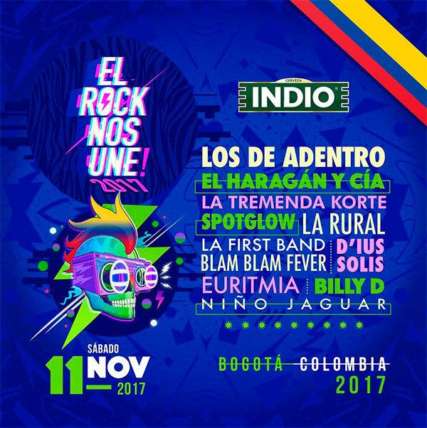 El rock nos une Colombia 2017