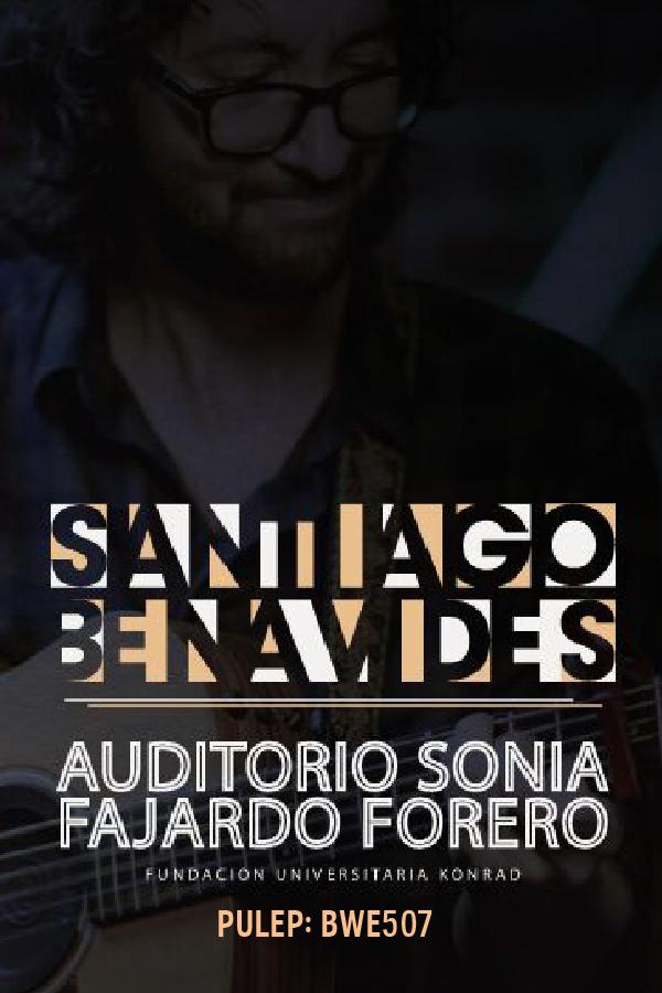 Concierto cantautor con Santiago Benávides 