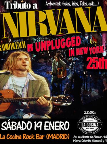 Tributo a Nirvana Unplugged in New York