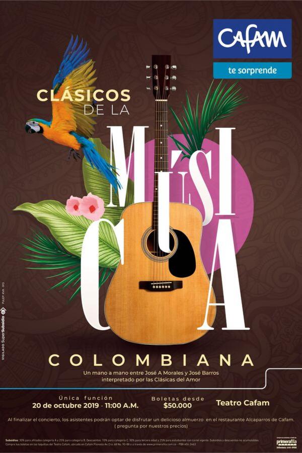 Clásicos de la música Colombiana, José A. Morales y José Barros