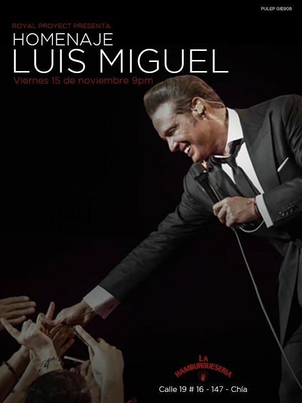 Homenaje a Luis Miguel | Cena + espectáculo