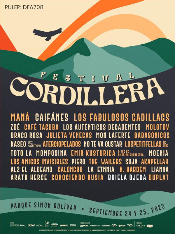 Festival Cordillera |  Combo General 