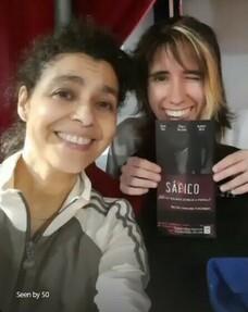 Aquí con Patri Cañamero, dramaturga y directora de Sáfico. Un amor de persona